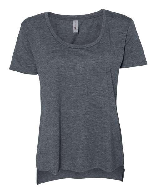 Next Level Women's Festival Scoop Neck T-Shirt in Antique Denim