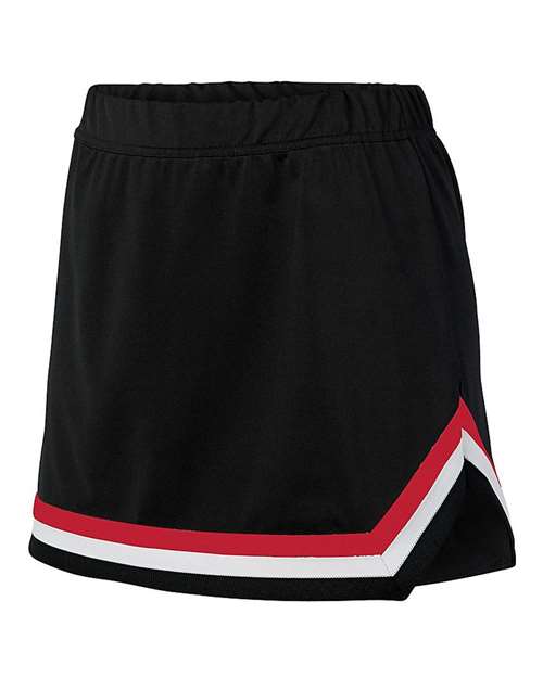 Augusta Sportswear Women's Pike Cheer Skirt in Black/Red/White