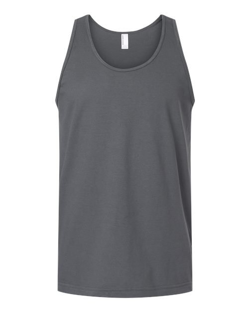 American Apparel Unisex Fine Jersey Tank in Asphalt