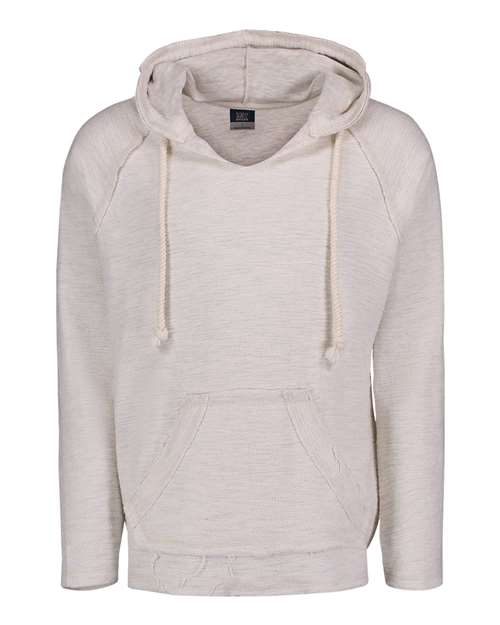MV Sport Unisex Bonfire Baja Terry Hooded Sweatshirt in Oatmeal