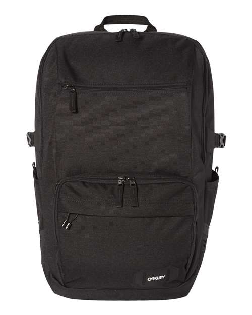 Oakley 28L Street Pocket Backpack in Blackout, front view