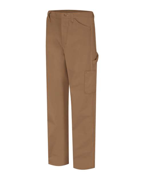 Bulwark Men's Dungaree - EXCEL FR® ComforTouch® - 11.0 oz. in Brown Duck - Unhemmed