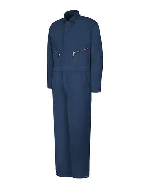 Red Kap Men's Tall Insulated Twill Coverall in Navy