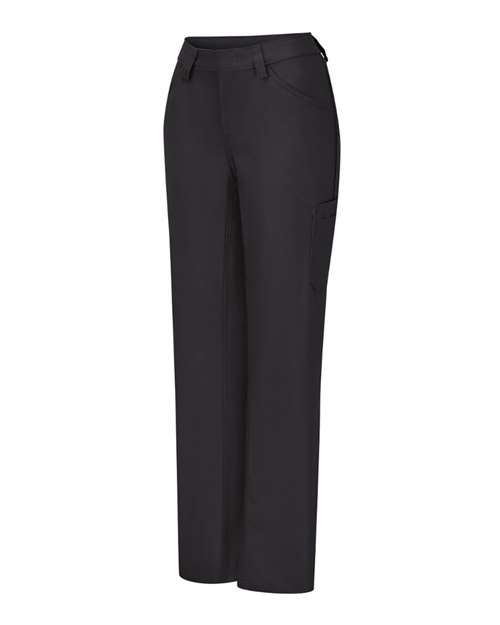 Red Kap Women's Lightweight Crew Pants in Black - Unhemmed