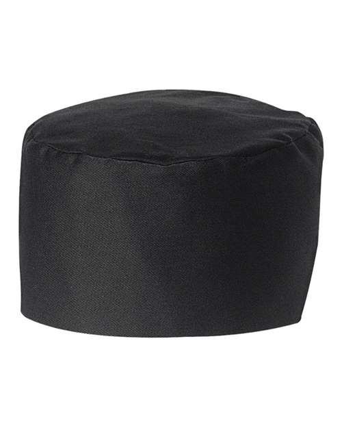 Chef Designs Skull Cap in Black, front view