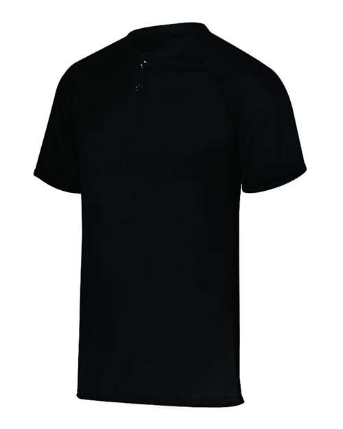 Augusta Sportswear Men's Attain Two-Button Jersey in Black