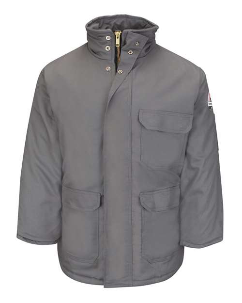 Bulwark Men's Tall Deluxe Parka - EXCEL FR® ComforTouch in Grey