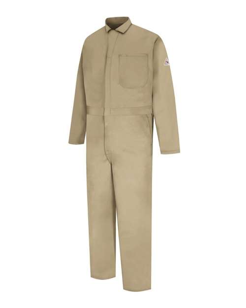 Bulwark Men's Tall Classic Coverall Excel FR in Khaki, front view
