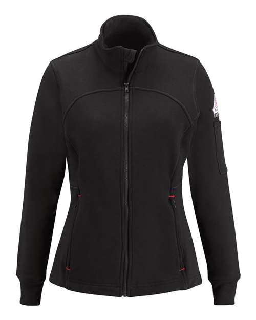 Bulwark Women's Full-Zip Fleece Jacket in Black