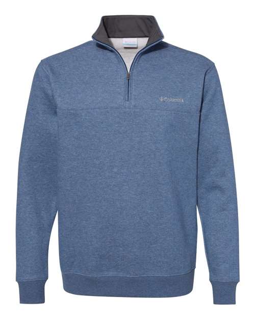 Columbia Men's Hart Mountain™ Half-Zip Sweatshirt in Carbon Heather, front view