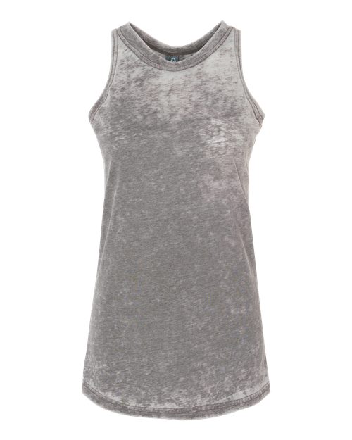 J. America Women’s Zen Jersey Tank Top in Cement