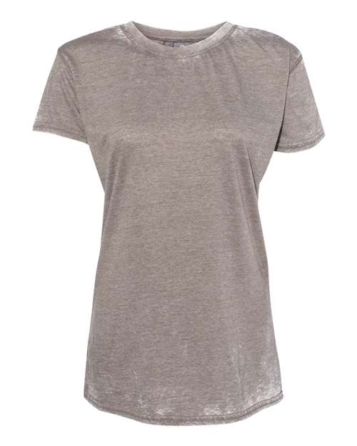J. America Jersey T-Shirt in Cement, front view