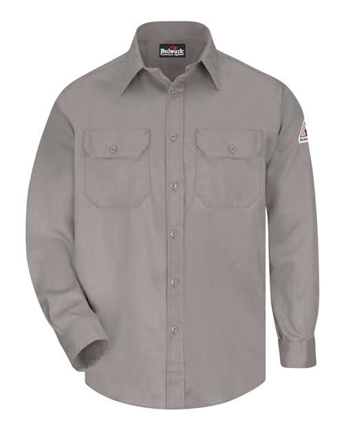 Bulwark Men's Uniform Shirt in Grey, front view