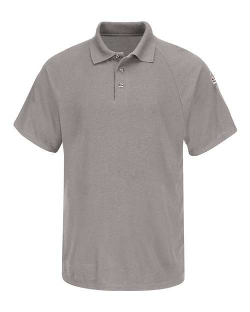 Bulwark Men's CoolTouch®2 Classic Polo in Grey, front view