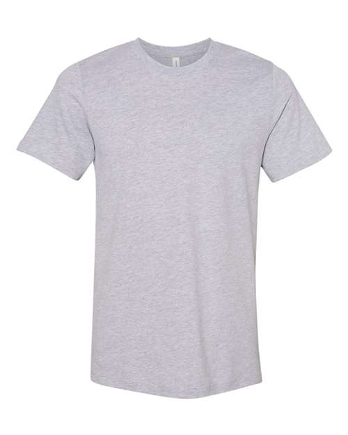 BELLA + CANVAS Unisex Sueded Tee in Athletic Heather, front view