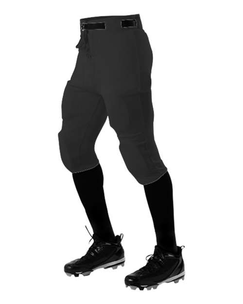 Alleson Athletic Men's Practice Football Pants in Black