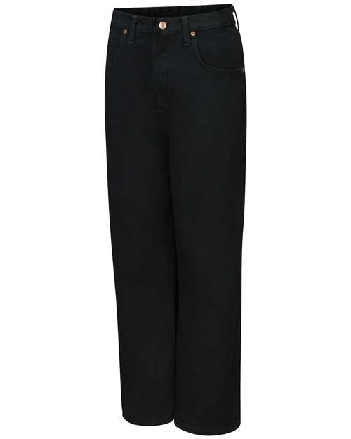 Red Kap Men's Odd Sizes Relaxed Fit Jean in Black - 30I