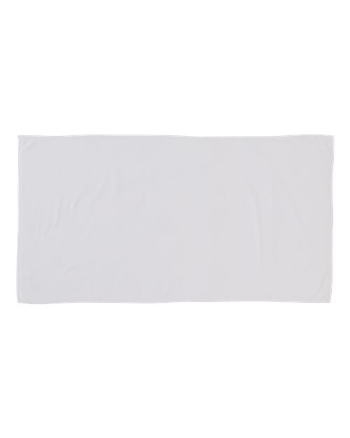 Carmel Towel Company Sublimation Velour Beach Towel in White