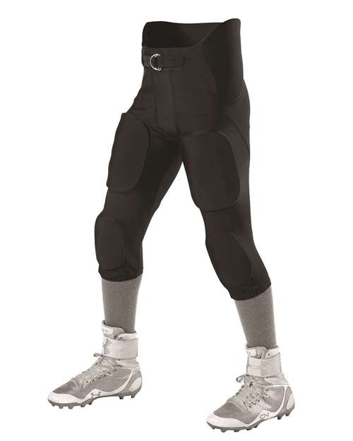 Alleson Athletic Men's Intergrated Football Pants in Black