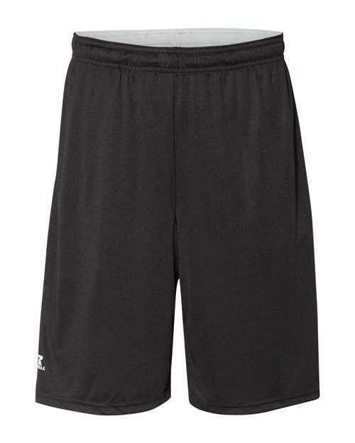 Russell Athletic Men's Dri-Power® Essential 10" Shorts with Pockets in Black
