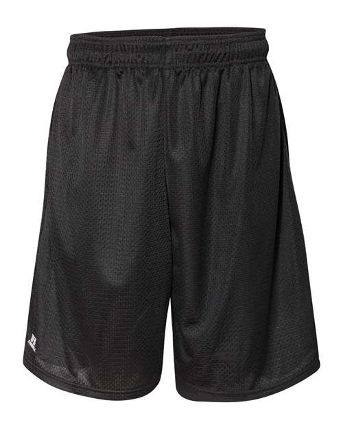 Russell Athletic Shorts in Black, front view