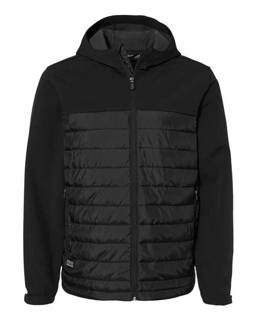 DRI DUCK Men's Pinnacle Soft Shell Puffer Jacket in Black
