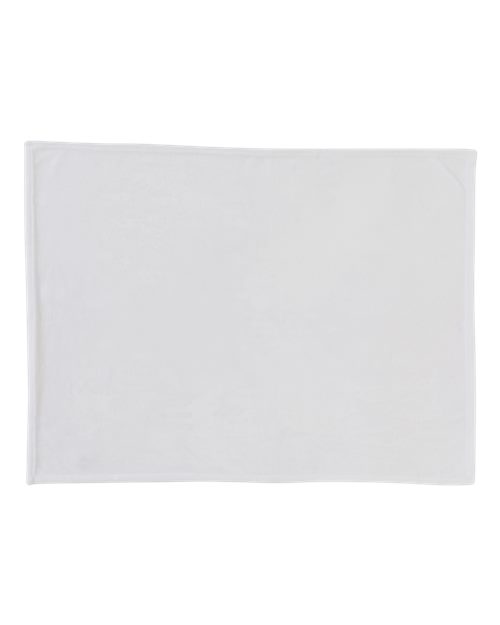 Liberty Bags Sublimation Silk Touch Baby Blanket in White