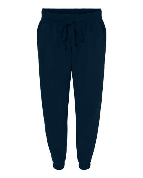 J. America Women's Rival Fleece Joggers in Navy, front view