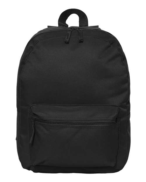 Liberty Bags 16-inch Basic Backpack in Black, front view