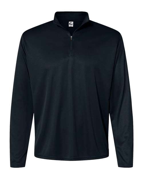 C2 Sport Men's Quarter-Zip Pullover in Black