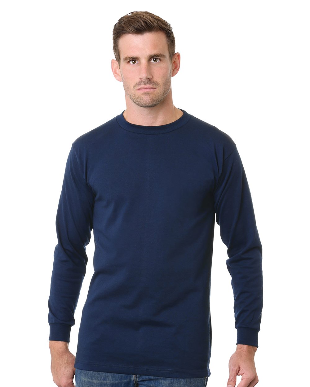 Bayside Men's USA-Made Tall Long Sleeve T-Shirt