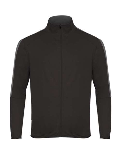 Badger Youth Blitz Outer-Core Jacket in Black/Graphite