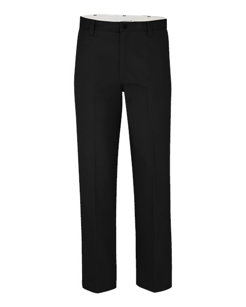 Dickies Men's Extended Sizes Industrial Flat Front Pants in Black - 30I