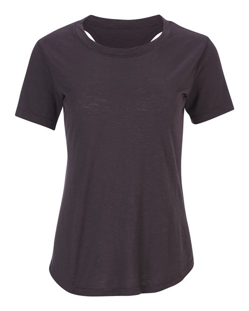 Boxercraft Women's Cut-It-Out T-Shirt in Black, front view