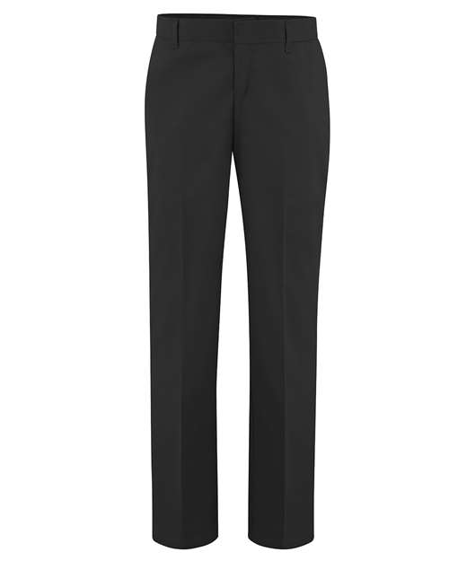 Dickies Women's Premium Flat Front Pants in Black - 32I