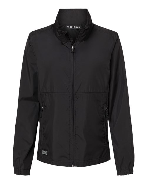 DRI DUCK Women's Riley Packable Jacket in Black