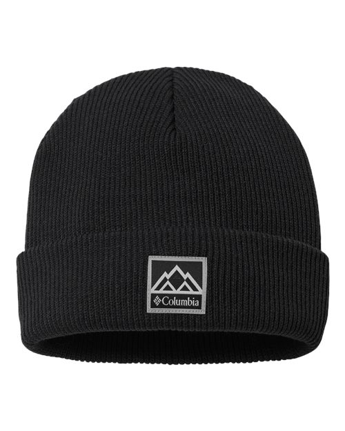 Columbia Whirlibird™ Cuffed Beanie in Black, front view