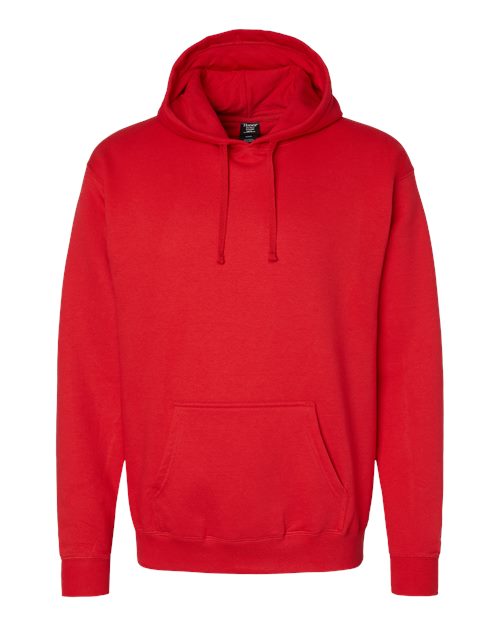 Hanes Unisex Perfect Sweats Hooded Sweatshirt in Athletic Red