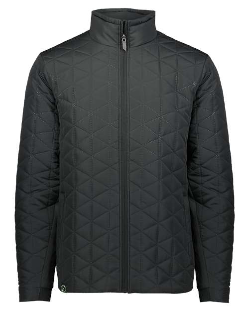 Holloway Men's Repreve® Eco Quilted Jacket in Black