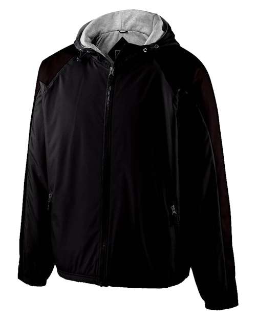 Holloway Men's Homefield Hooded Jacket in Black