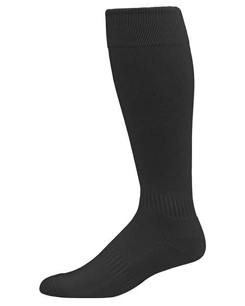Augusta Sportswear Elite Multi-Sport Socks in Black, front view