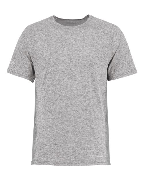 Holloway Men's Electrify CoolCore® T-Shirt in Athletic Grey Heather, front view