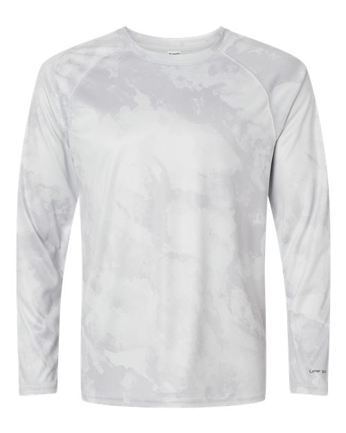 Paragon Unisex Cabo Camo Performance Long Sleeve T-Shirt in Aluminum