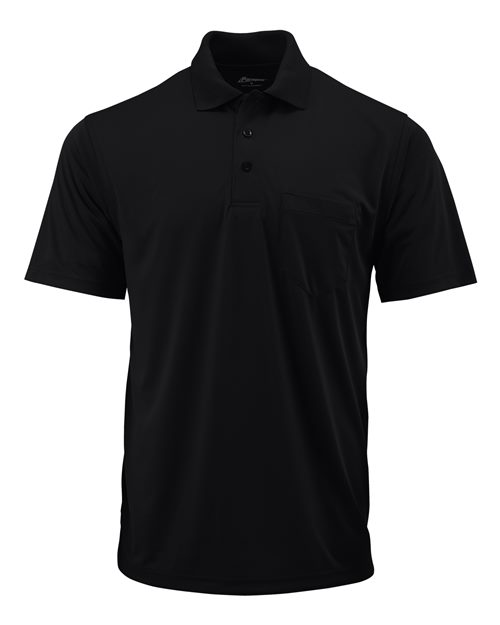 Paragon Men's Snag Proof Polo with Pocket in Black