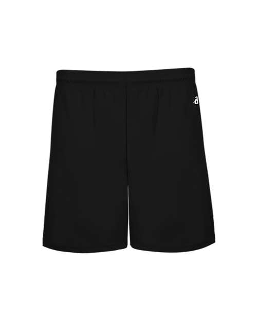 Badger Men’s B-Core 5″ Shorts in Black, front view