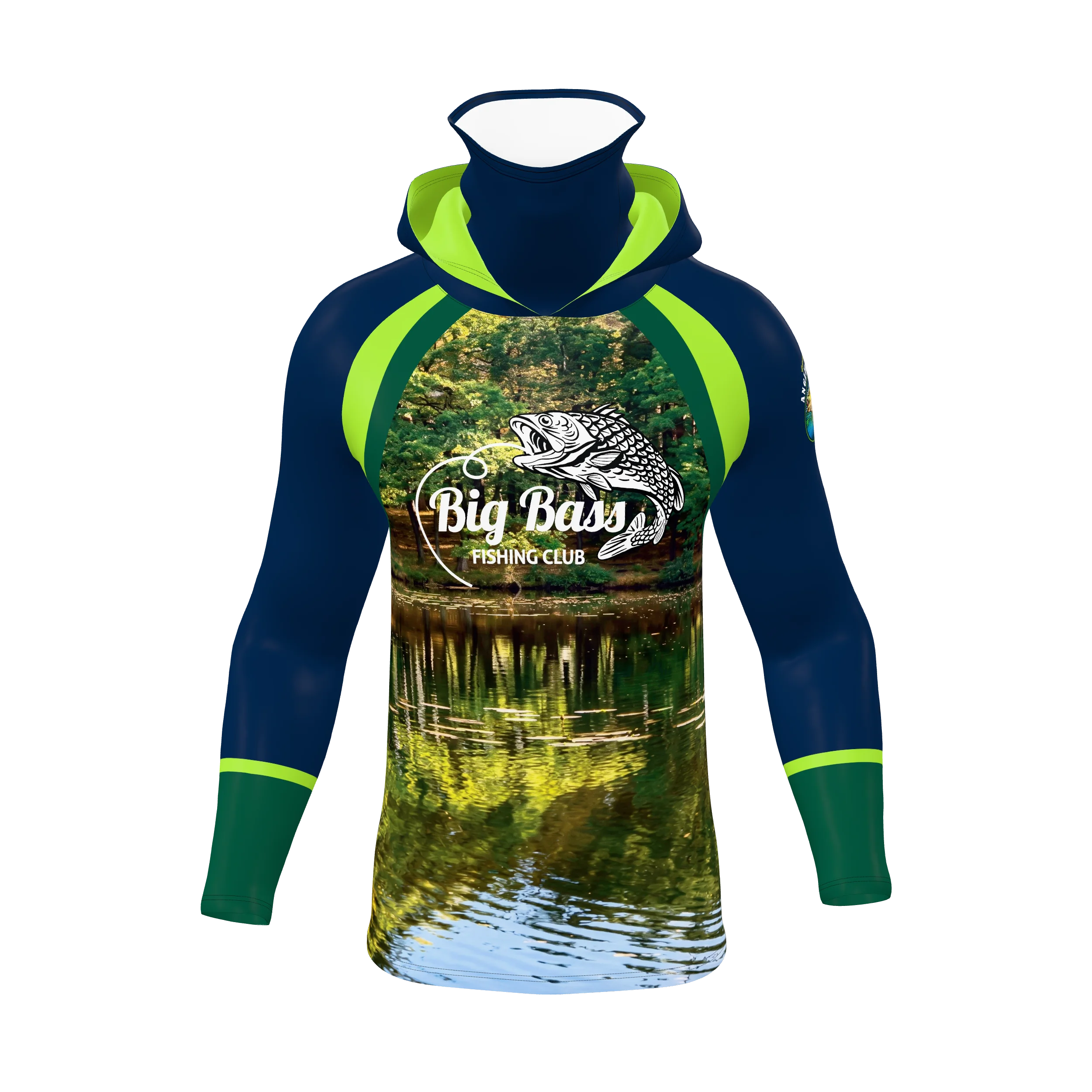 Zuniformers Hooded T-Shirt with Gaiter, front view