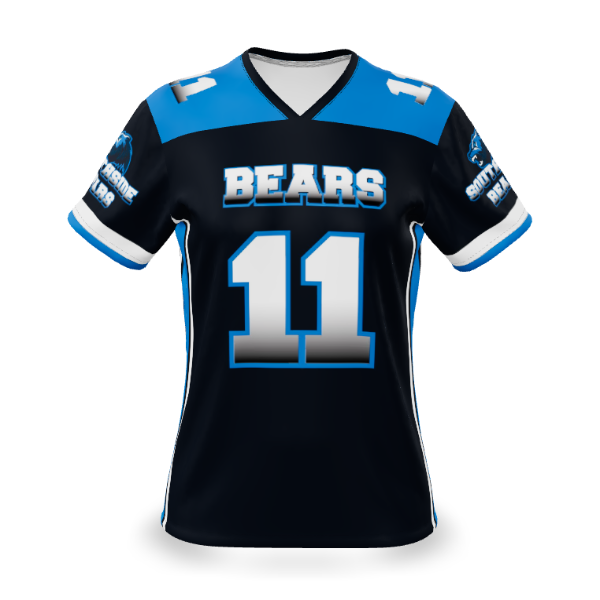 Zuniformers Women's Football Fan Jersey, front view