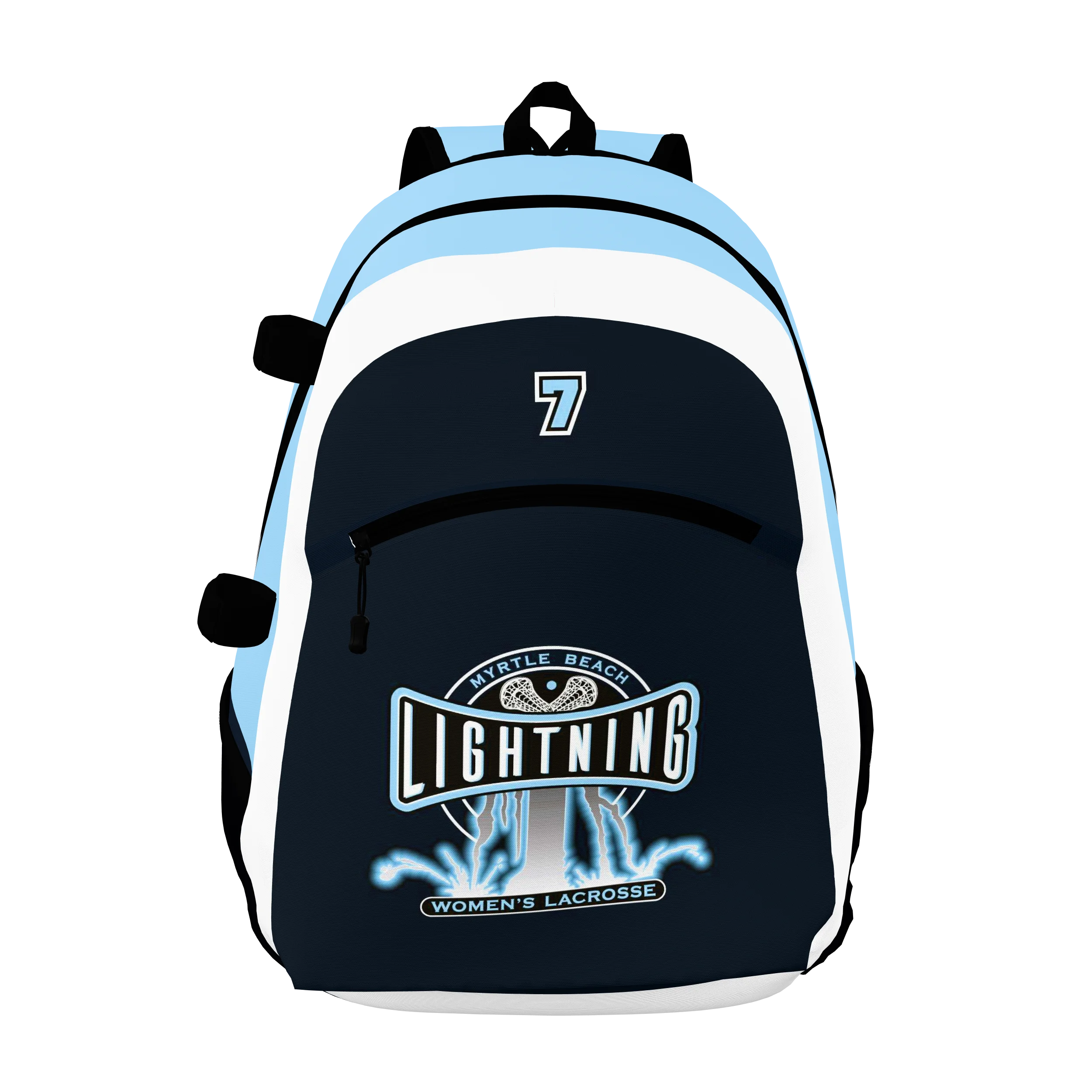 Zuniformers Sport Backpack Velcro Straps, front view