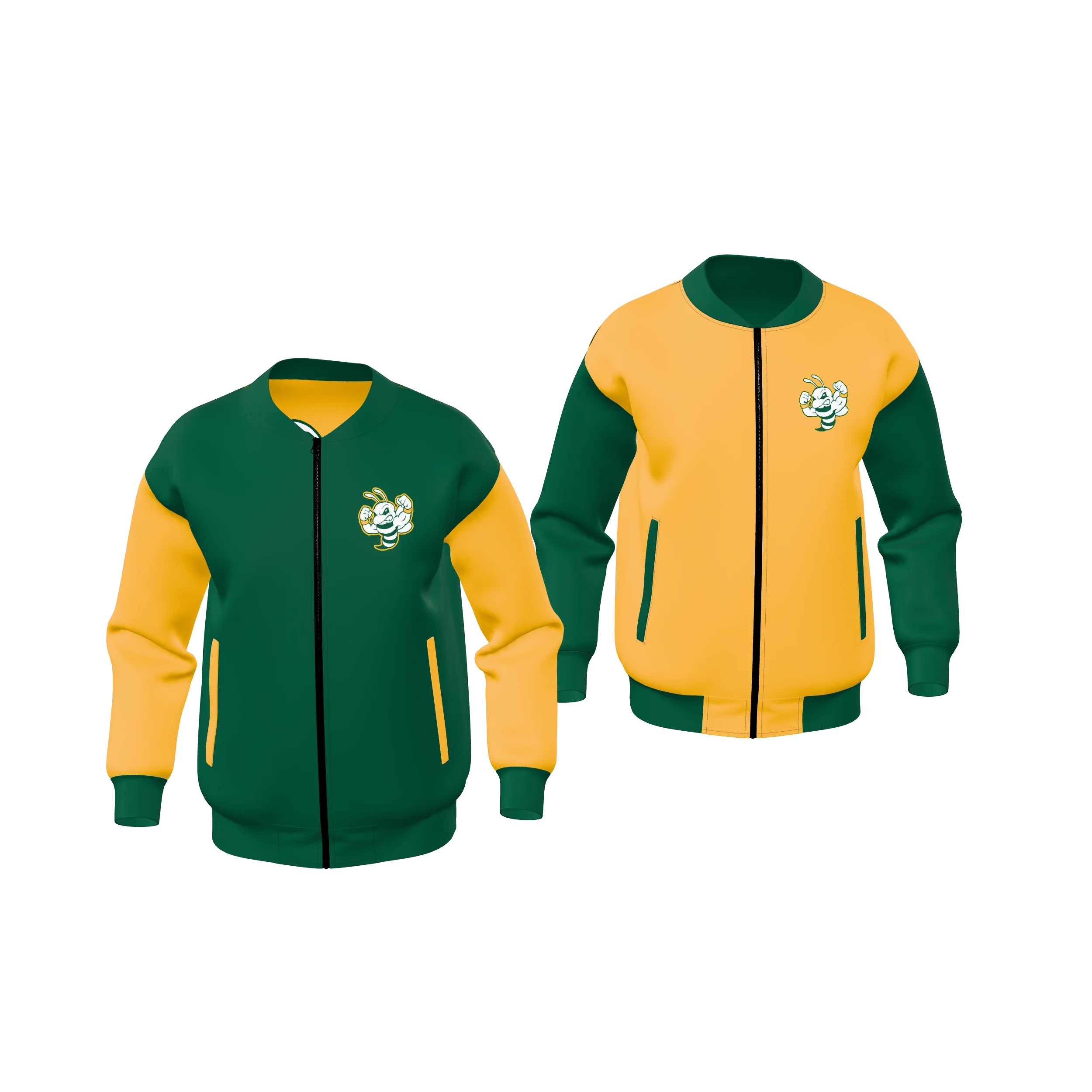 PR351R – MEN’S ZIP UP BOMBER JACKET REVERSIBLE