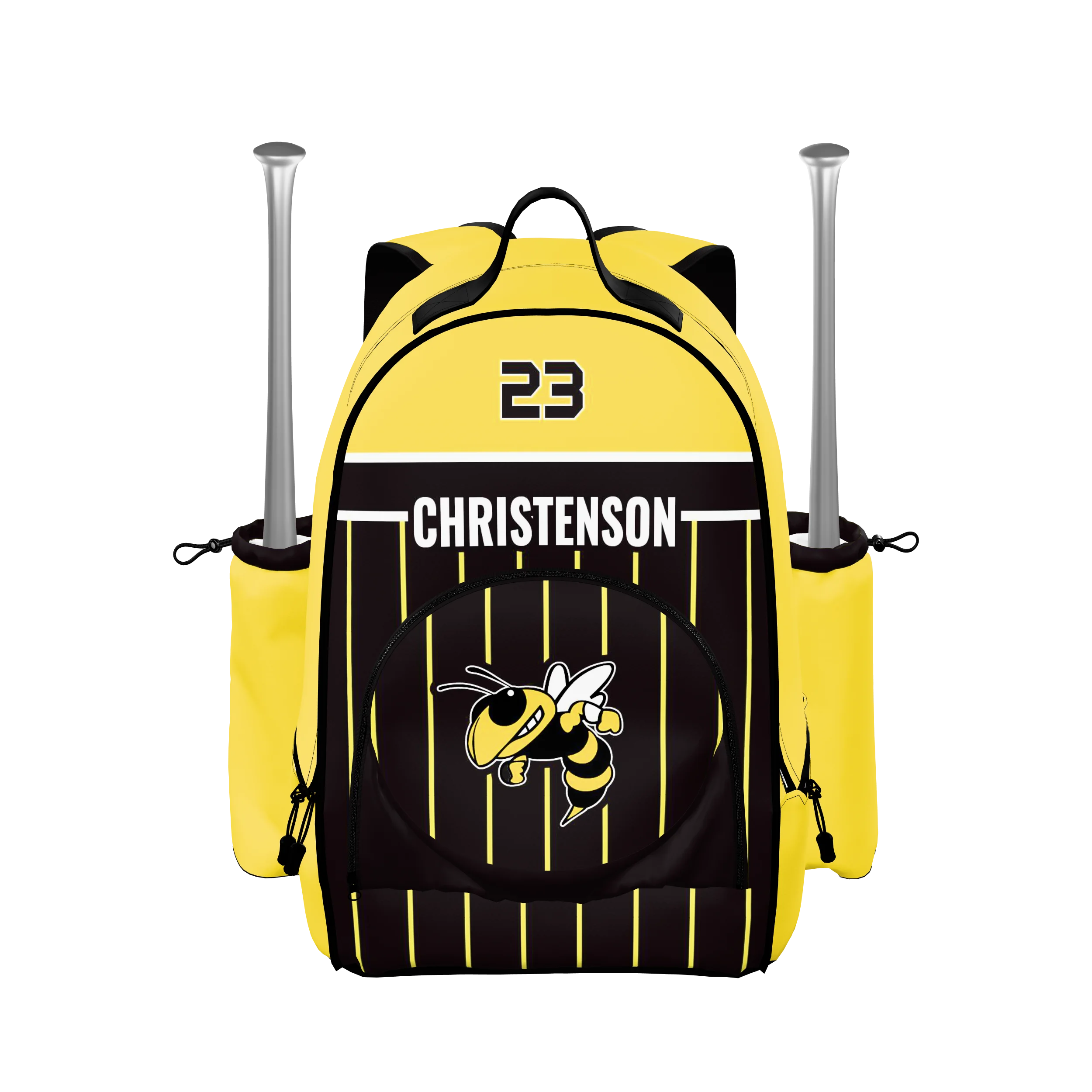 Zuniformers Bat Backpack, front view